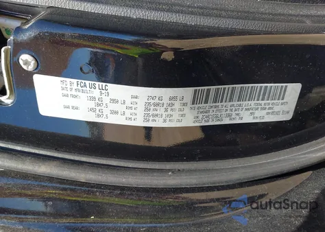 2020 Chrysler Pacifica Touring L Plus из США, поврежденный, VIN 2C4RC1EG6LR113360